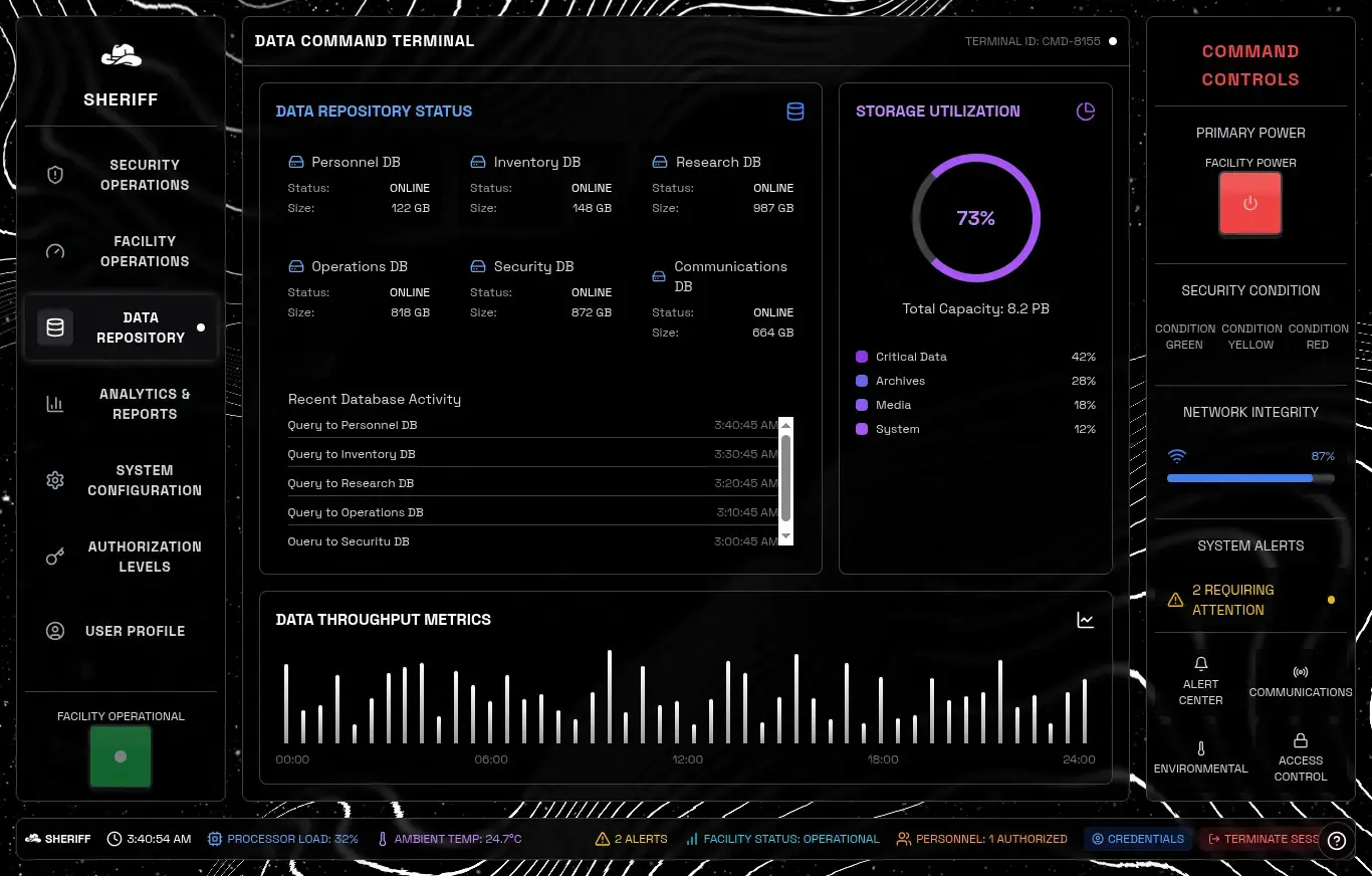 Sheriff - FACILITY CONTROL SYSTEM